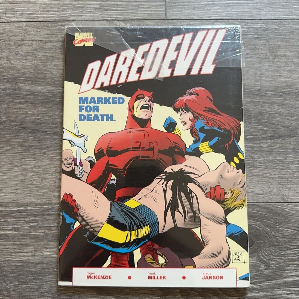 Vintage Marvel Daredevil Marked For Death Graphic Novel Trade Paperback 1988